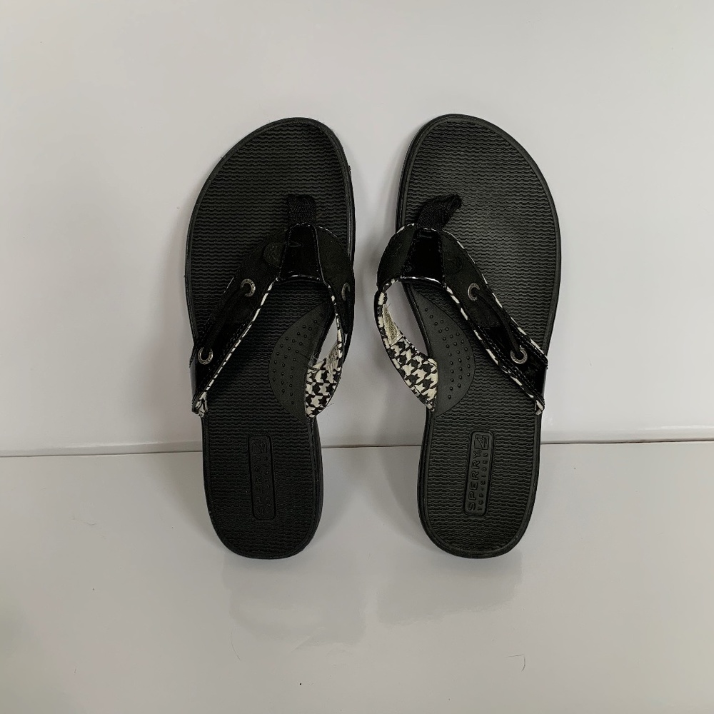 Sperry Top-Sider Seafish Thong Slip On Sandal Sz 8